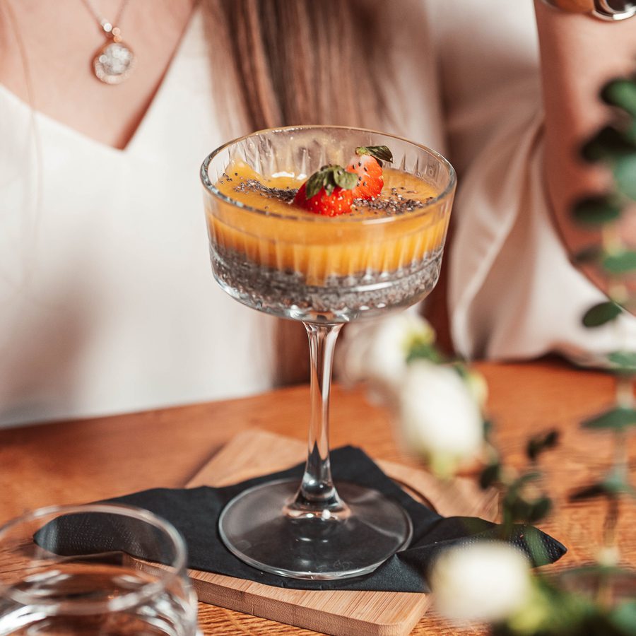 Chia puding vanilija z mangom